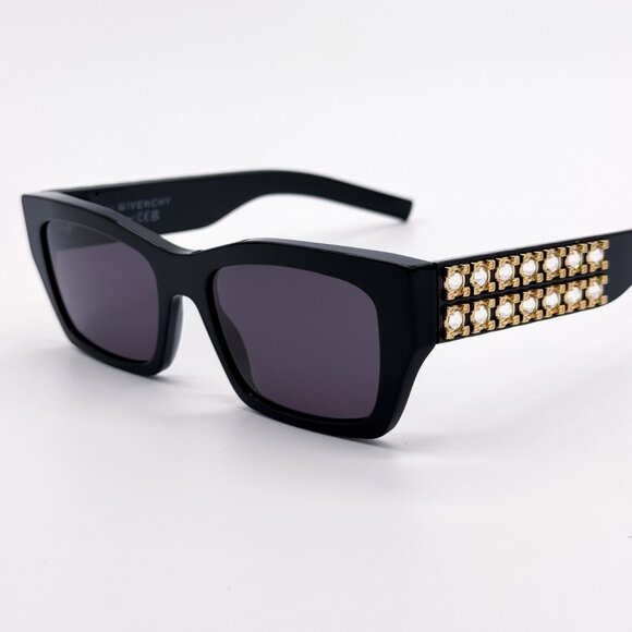 NEW GIVENCHY GV40077I 01A BLACK WOMEN SUNGLASSES GIVENCHY - Picture 1 of 11